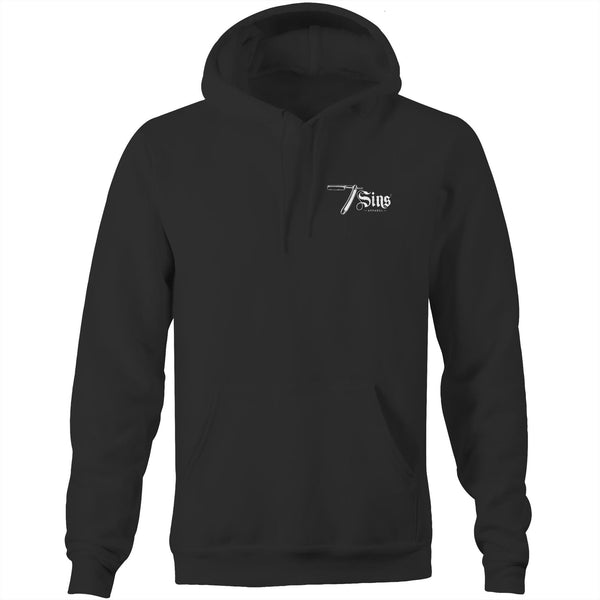 MX Skull - AS Colour Stencil - Pocket Hoodie Sweatshirt