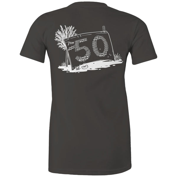 Lords of Grogtown - “Fifty years of Finke” - AS Colour - Women's Maple Tee