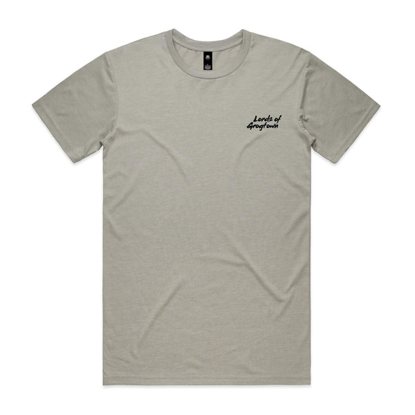 Lords of Grogtown - “Fifty years of Finke” - AS Colour Staple Tee - Black logo