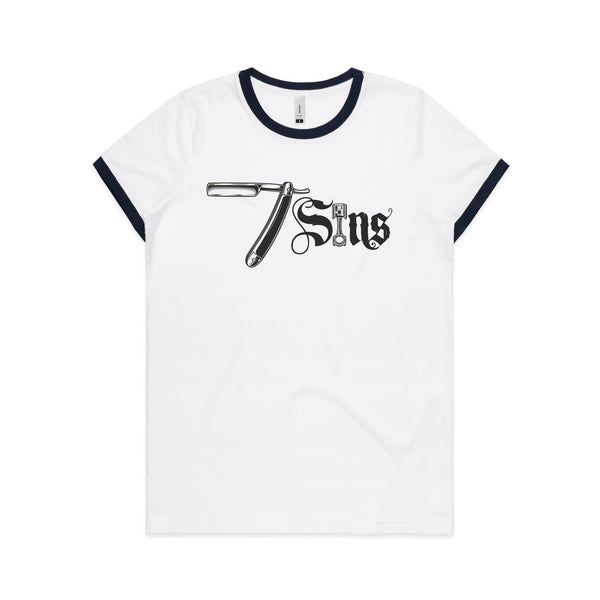 “Razor” Women's Ringer Tee