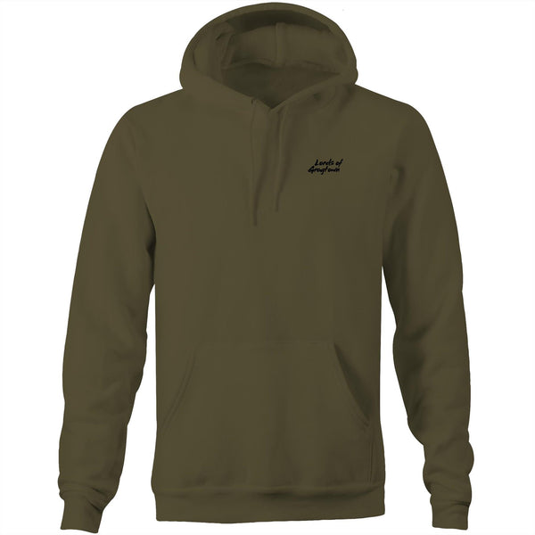 Lords of Grogtown - “Fifty years of Finke” - AS Colour - Stencil Hood - Black logo