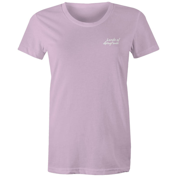 Lords of Grogtown - “Fifty years of Finke” - AS Colour - Women's Maple Tee