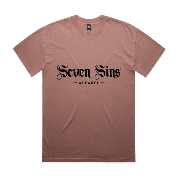 “Seven Sins” Heavy Faded Tee
