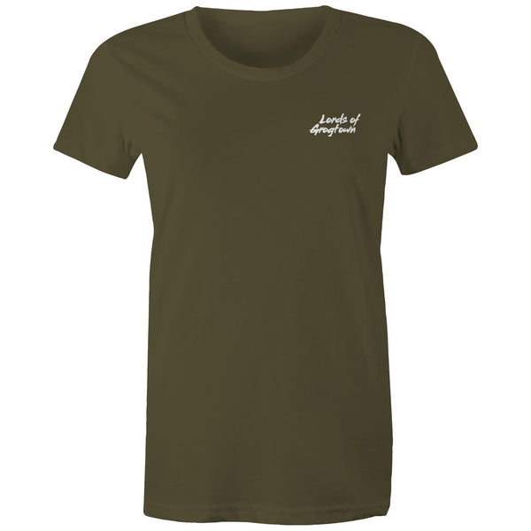 Lords of Grogtown - “Fifty years of Finke” - AS Colour - Women's Maple Tee