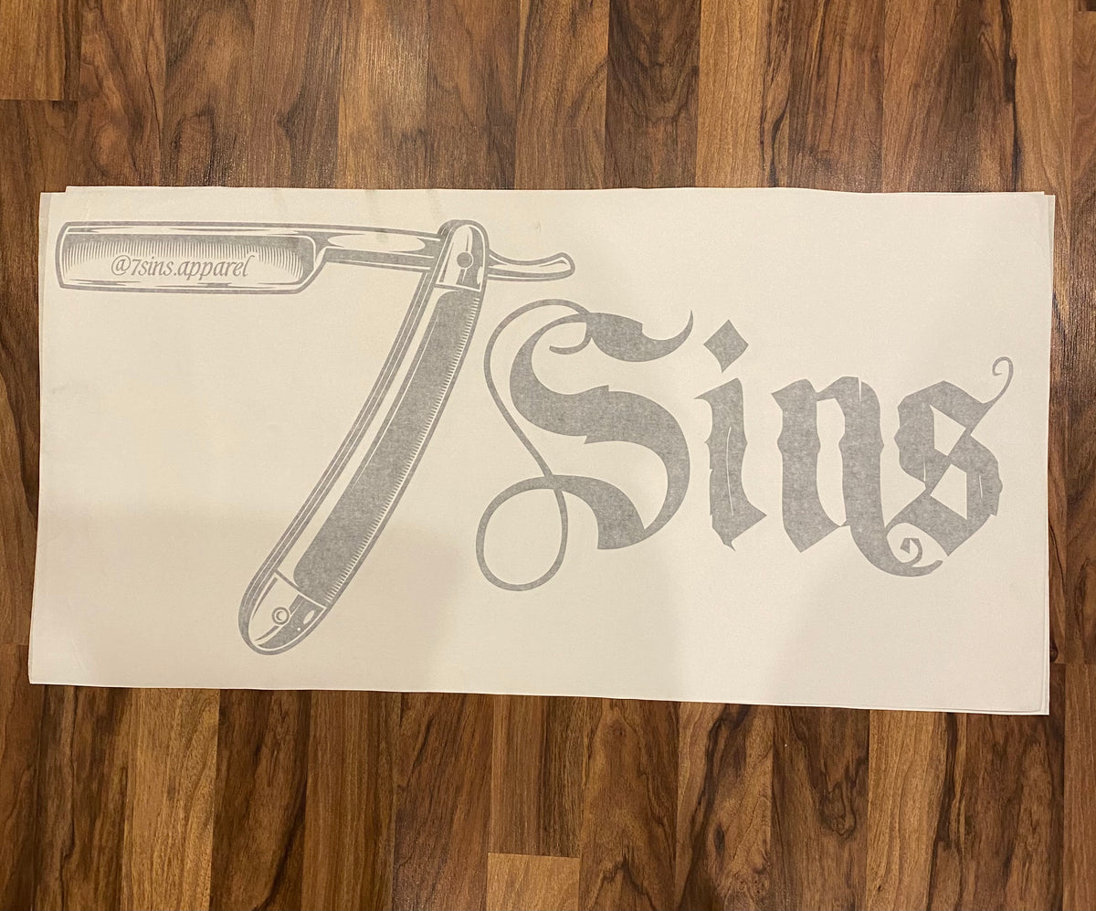 Razor Die Cut Sticker – 7Sins Apparel